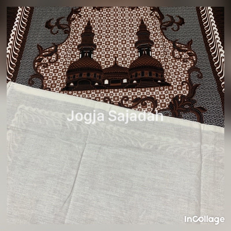 Gratis Ongkir Sajadah Batik Sogan Klasik, Sajadah Batik Traveling, Souvenir Sajadah Tahlilan - Jogja