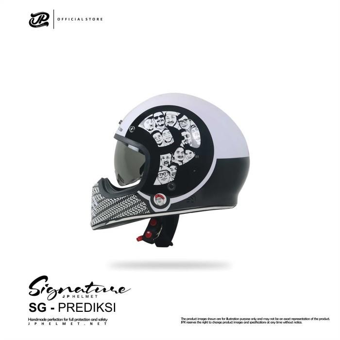 HELM JP RETRO SIGNATURE PREDIKSI