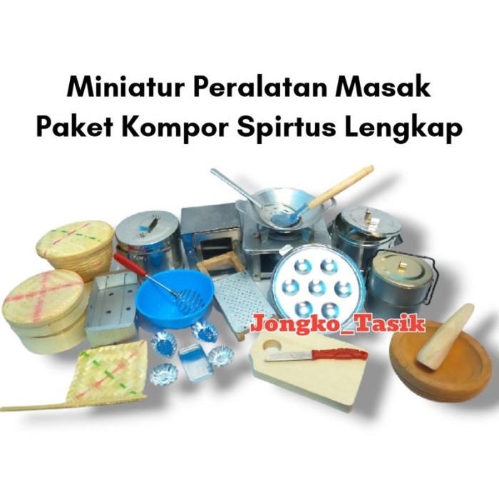 Set Peralatan Masak Masak Anak Mini Alat Masak Dapur Tradisional