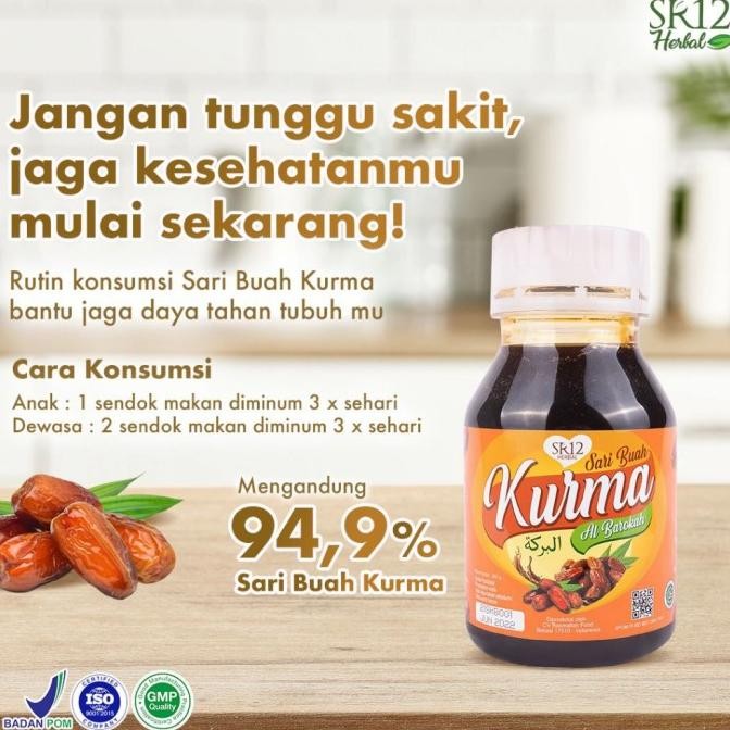 

Baru Sr12 - Sari Kurma Premium 350G / Sari Buah Kurma Asli Al Barokah 350 Gram