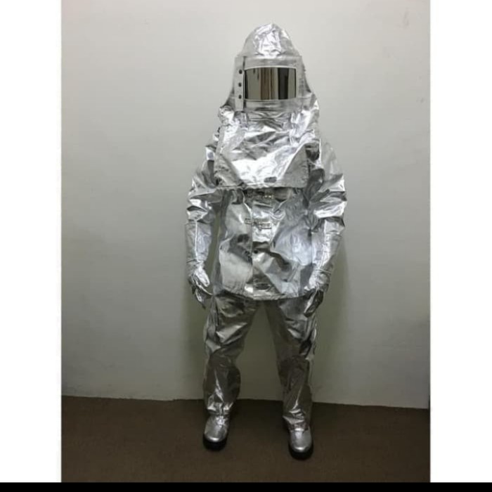 TERBARU BAJU PEMADAM API ALUMUNIUM BAJU TAHAN PANAS SAFETY GUJOODAE