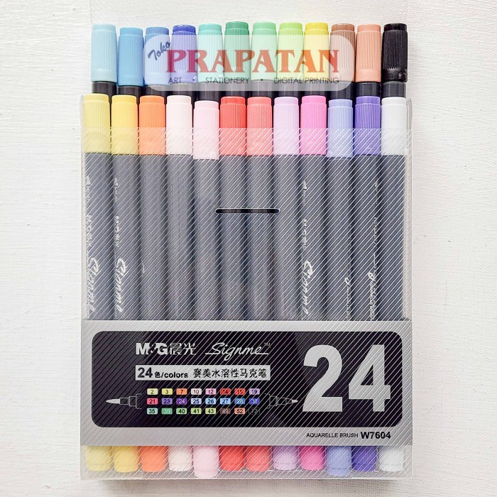 

TERBARU M&G Sign Me Aquarelle Brush Pen Set APMW Pena Kuas
