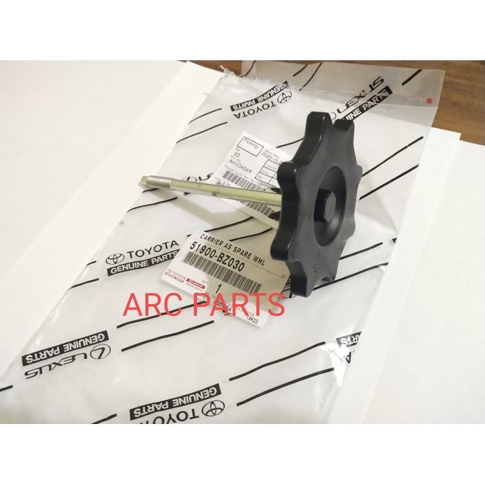 TERBARU Baut ban serep putaran bracket gantungan ban serep hitam agya ayla ori