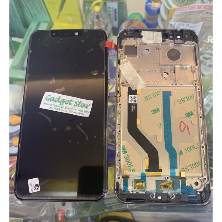 New | Promo Lcd Touchscreen Set Frame Bazel Tombol Power Vol Luna G58 Ultima Xplus