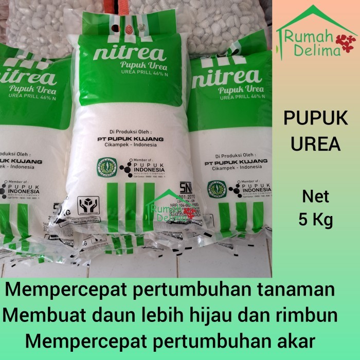 PUPUK TANAMAN UREA NITREA NON SUBSIDI KEMASAN PABRIK 5 KG