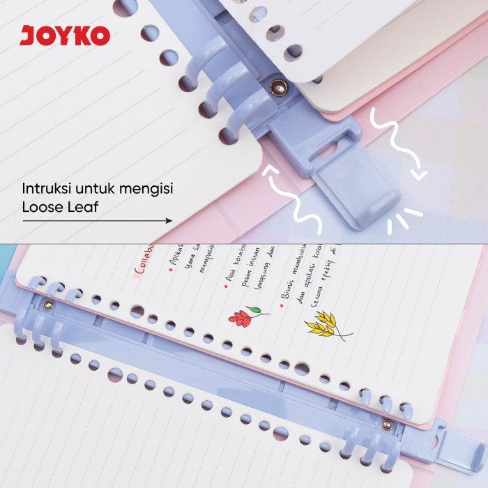 

Joyko Binder Note A5 B5 Pastel / Buku Tulis Catatan Binder Joyko A5 B5 Sekolah Kuliah Bn-102
