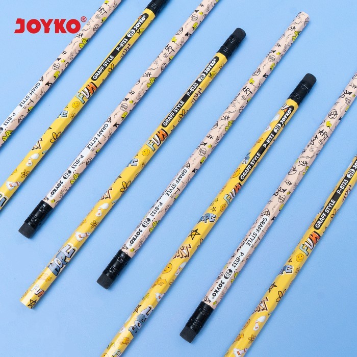 

Joyko Pencil Pensil Kayu Joyko 2B Motif Anak Lucu Ujian P-8133 [12Pcs]