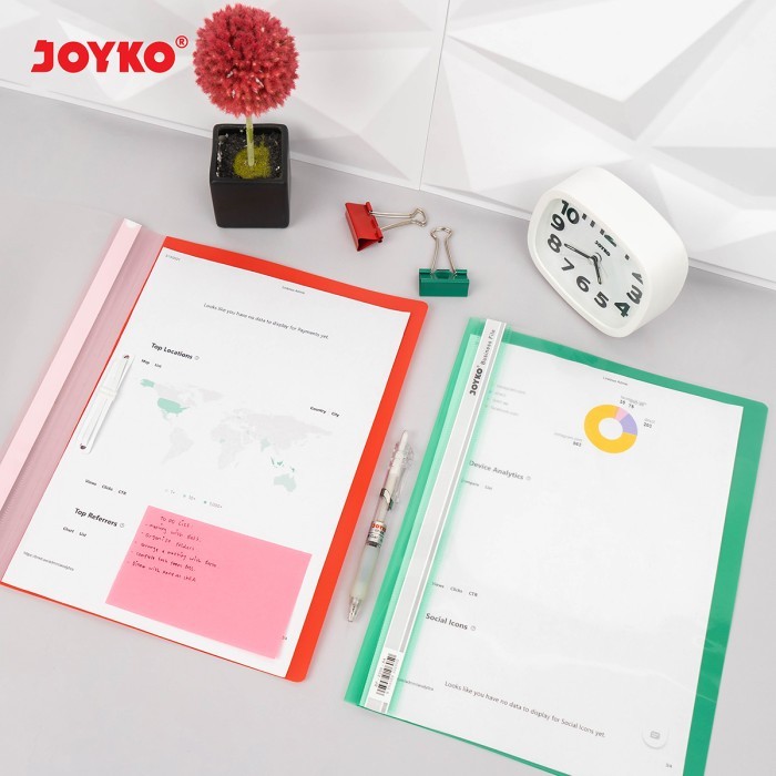 

Joyko File Folder A4 F4 Map Plastik Joyko Folio File Folder [12Pcs]