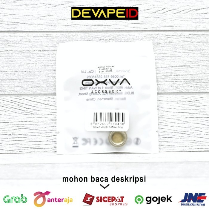 TERLARIS PTR Authentic UNICOILx AIRFLOW RING OXVAku