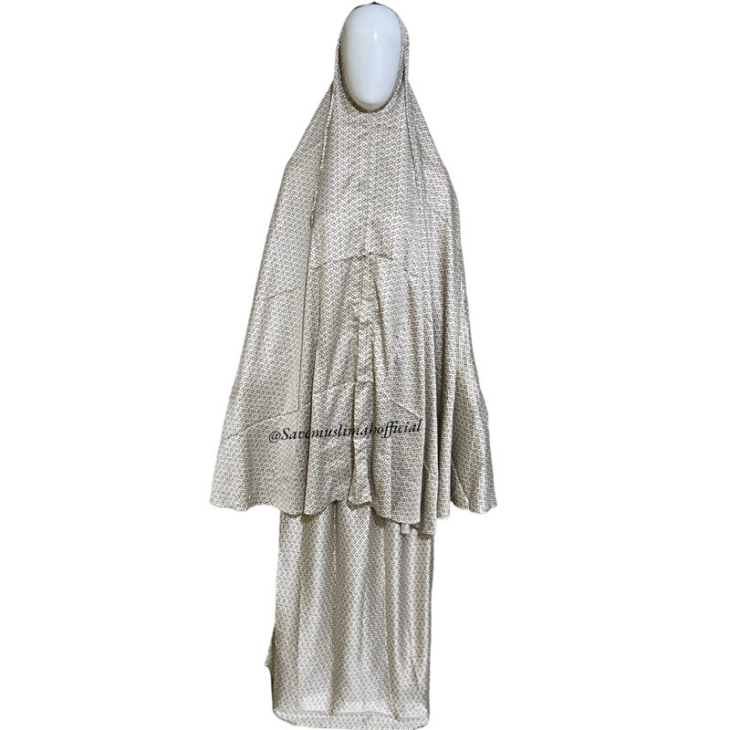 Prayer Robe Tapis buttonscarves LOOKLIKE ORI mukena monogram B
