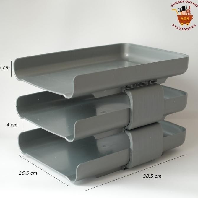 

GG Letter Tray MICROTOP 803 /Rak Dokumen/Rak Kertas/Rak Susun/Tingkat FS'