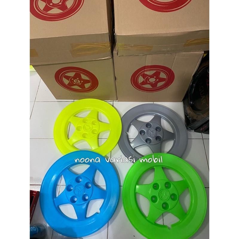 Wheel Dop Tutup Velg Kaleng Mobil Grand Max Pick Up Carry Xenia Makin Keren 4Pcs