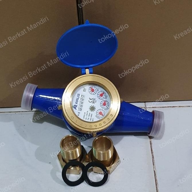 Water Meter 1 Inch / Meteran Air 1" Inch / Flow Meter Air Bersih Dn25