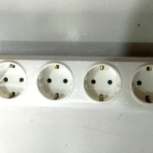 BEST SELLER STOP KONTAK 6 LUBANG BROCO / STOP KONTAK BROCO 6 LUBANG