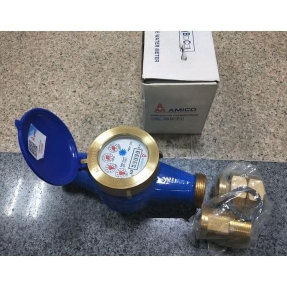 Flow Meter Amico /Meteran Air Amico Drat 1" (Inchi)Water Meter Amico