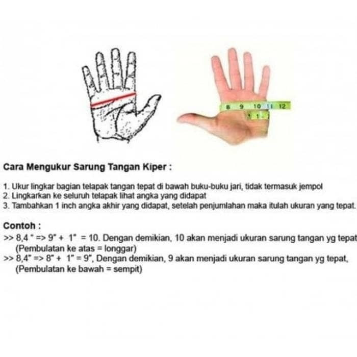Murah Sarung Tangan Kiper Bola dan Futsal TULANG FINGER SAVE LOGO size dewasa dan anak Non COD