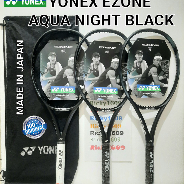 Murah RAKET TENIS YONEX EZONE 2024 (AQUA NIGHT BLACK) EZONE 98 - 100 - 100L Non COD