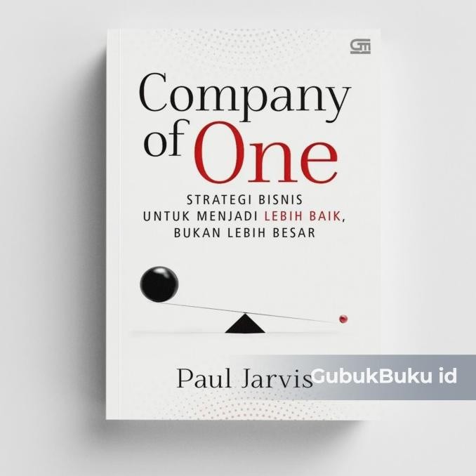 Produk Hits Buku Company Of One - Paul Jarvis (Original Bahasa Indonesia)