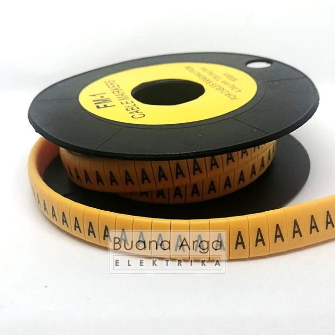

Promo Cable Marker FM-1 Huruf A-Z, Angka 0-9, Simbol + - / COD