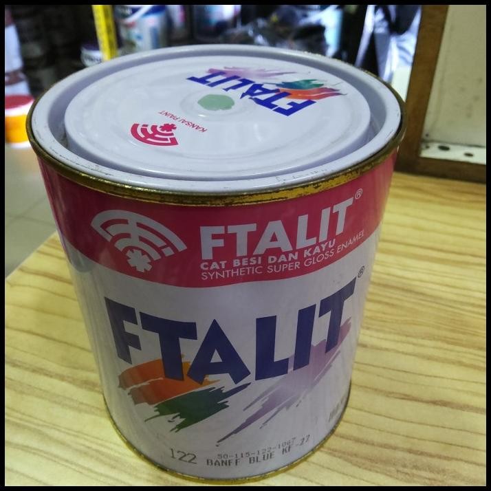 

TERBARU CAT MINYAK FTALIT 122 BANFF BLUE !!!