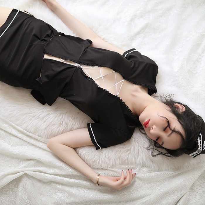 SET LINGERIE SEKSI COSPLAY PRAMUGARI LINGERE SEKRETARIS CLUBBING HOT KUALITAS PRODUK TERBAIK