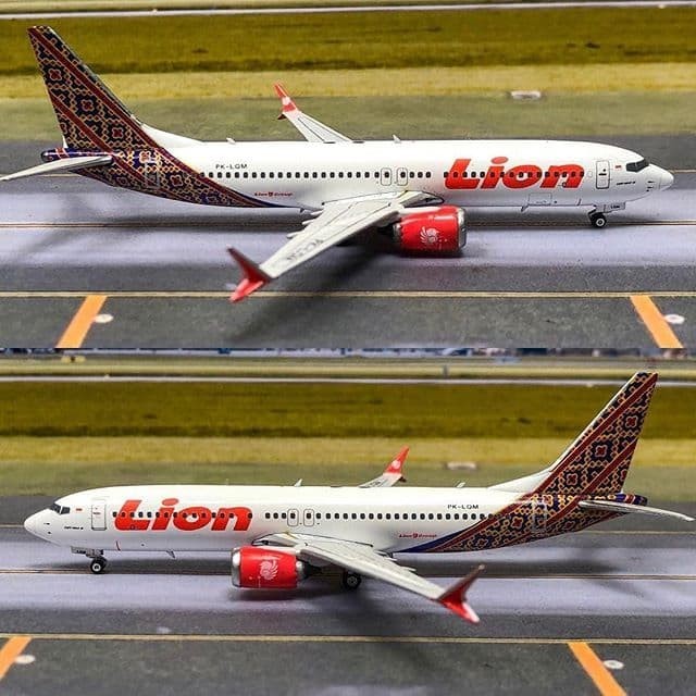 Lion Air Boeing 737-8 Max PK-LQM Phoenix 1:400