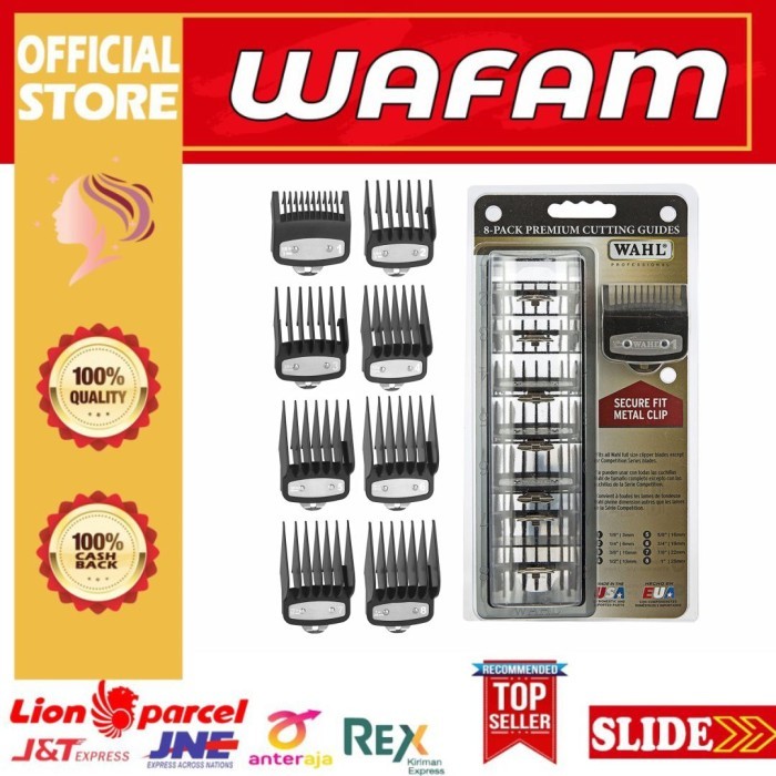 WAHL GUARD NO 1 - 8 PREMIUM FREE WADAH / SEPATU / SISIR UKURAN CLIPPER