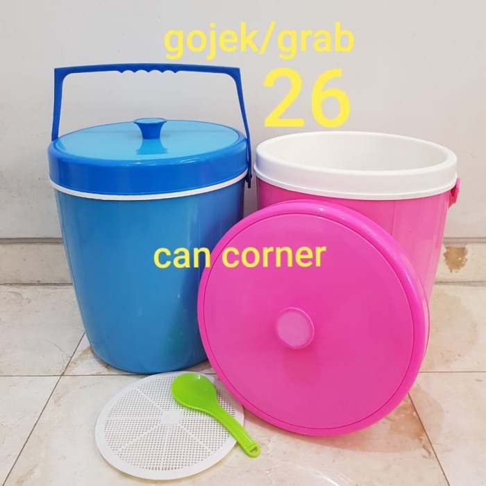 rice bucket 26 liter / termos nasi / termos es