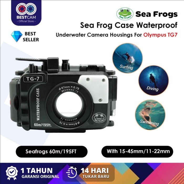 Seafrog Housing Camera Olympus TG-6 TG6 Diving Underwater Waterproof