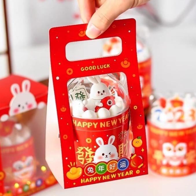 

Fgh Box Hampers Imlek Sleeve Box Cny Dus Kue Kering Sincia 1 Toples Jar
