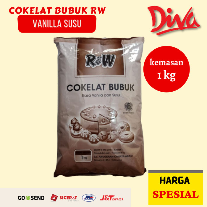 

FLASH SALE [1kg] Coklat Bubuk R&W / Cokelat Bubuk RW