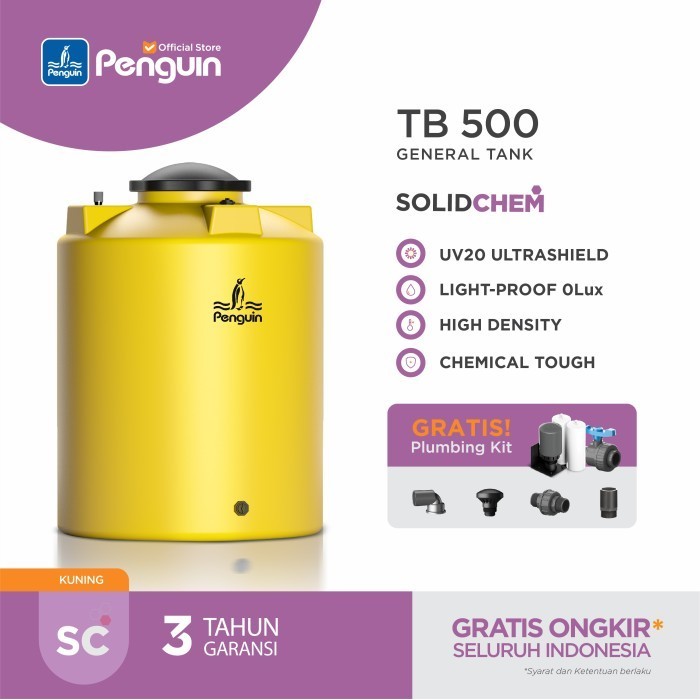 Penguin Tangki | Toren | Tandon Kimia TB 500 5000 liter