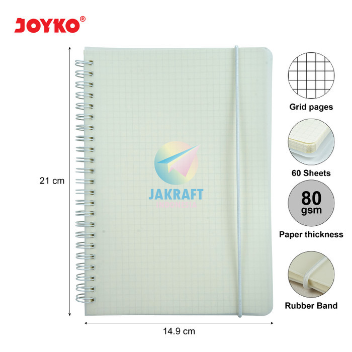 

Notebook Spiral A5 Joyko Nb-700 Buku Tulis Catatan 80 Gsm Isi 60 Lbr