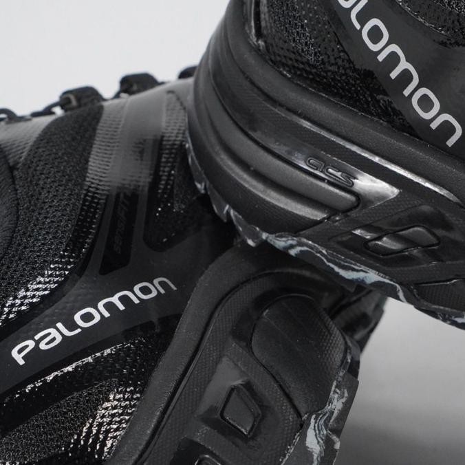 

diskon! sepatu salomon palace xt wings 2 tripleblack sneakers authentic