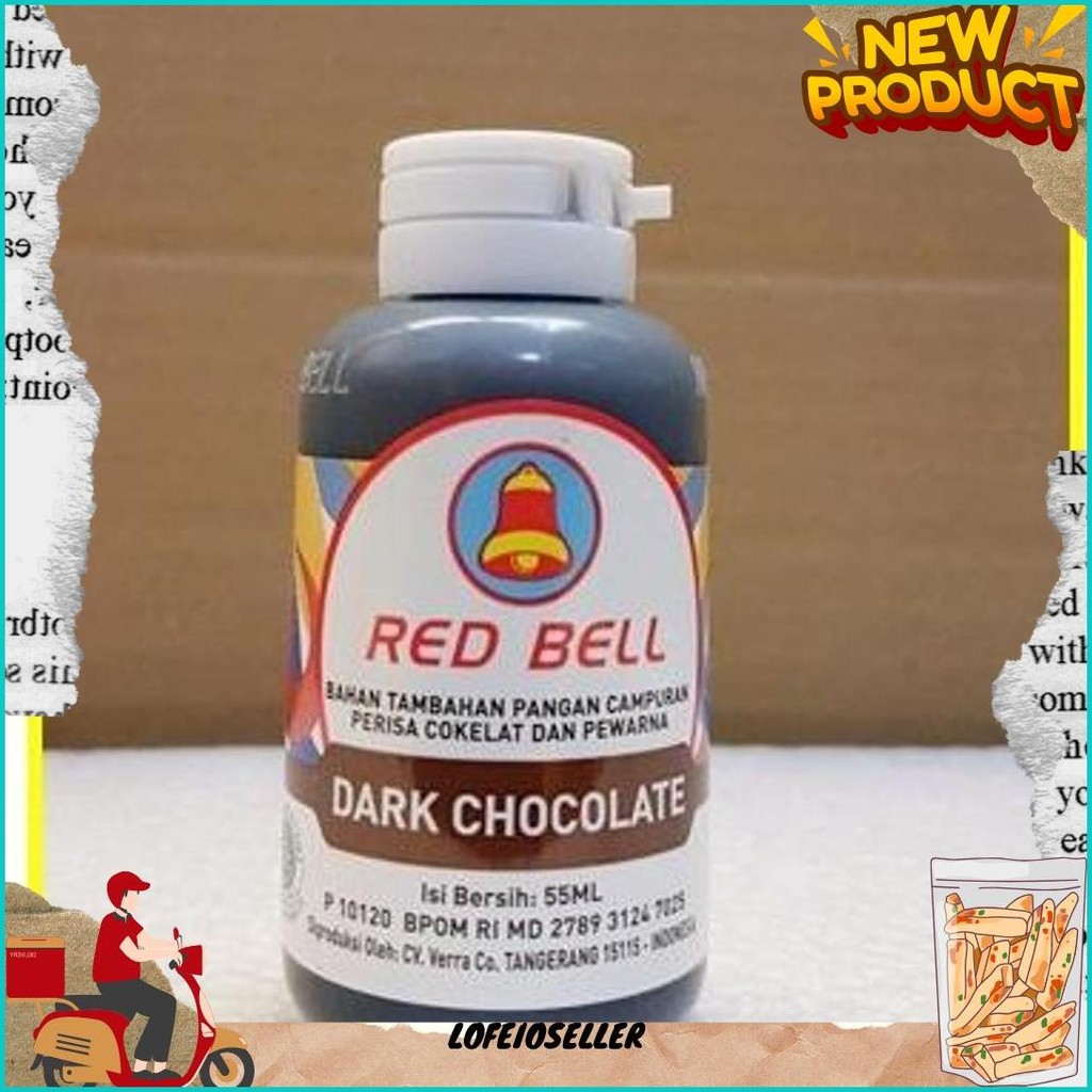 

Pewarna Dan Perisa Red Bell Rasa Dark Chocolate Coklat 55Ml Gratis Ongkir