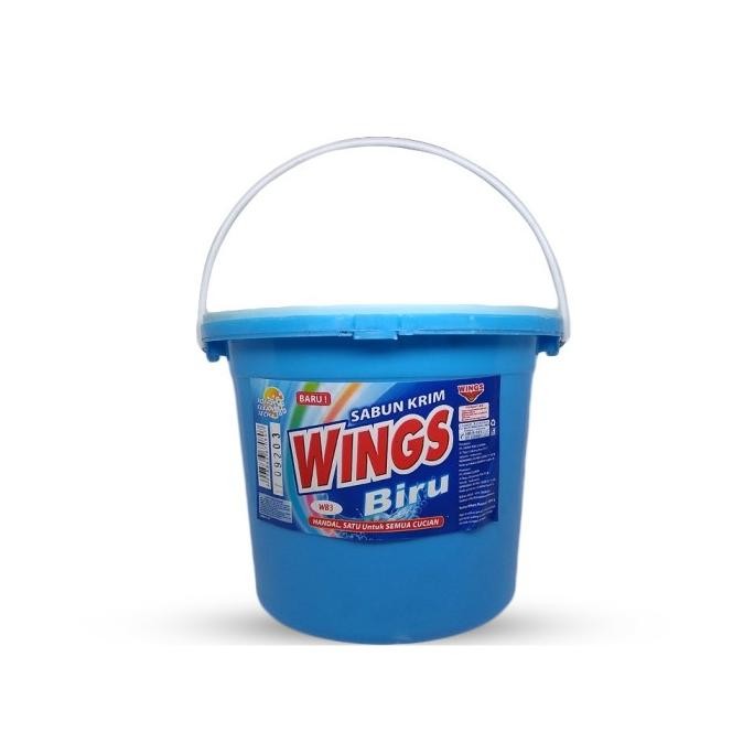 

diskon! sabun colek wings biru ekonomi kemasan timba 5 kg