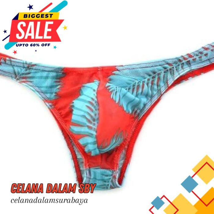 PRIA CELANA DALAM PRINTED TRANSPARENT MEN BRIEF PRIA CELANA DALAM TRANSPARAN PRIA YB TERMURAH