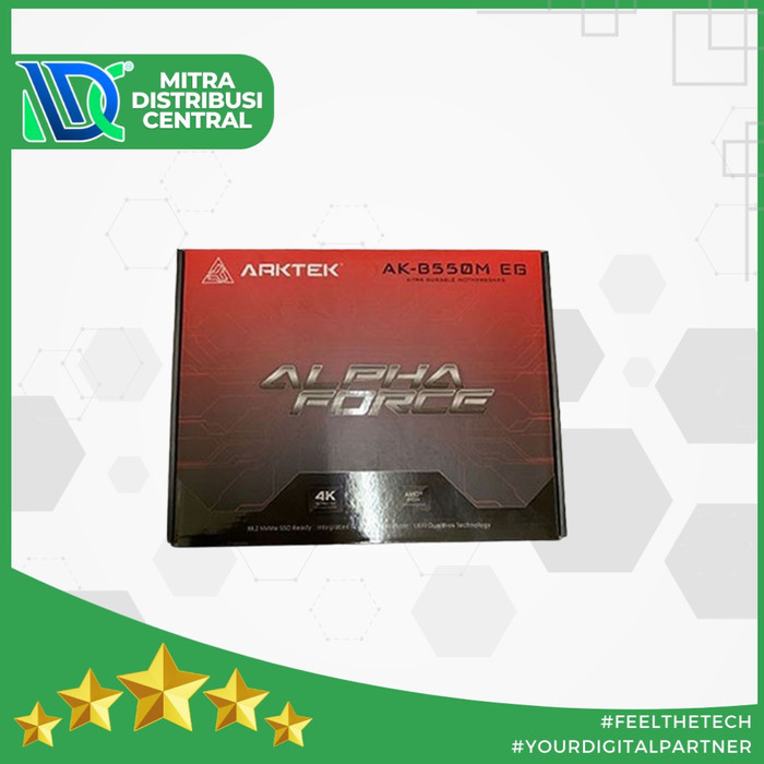 BISA GOSEND MOTHERBOARD ARKTEK ALPHA FORCE AK-B550M EG - AM4 AMD B550 DDR4 USB3.2