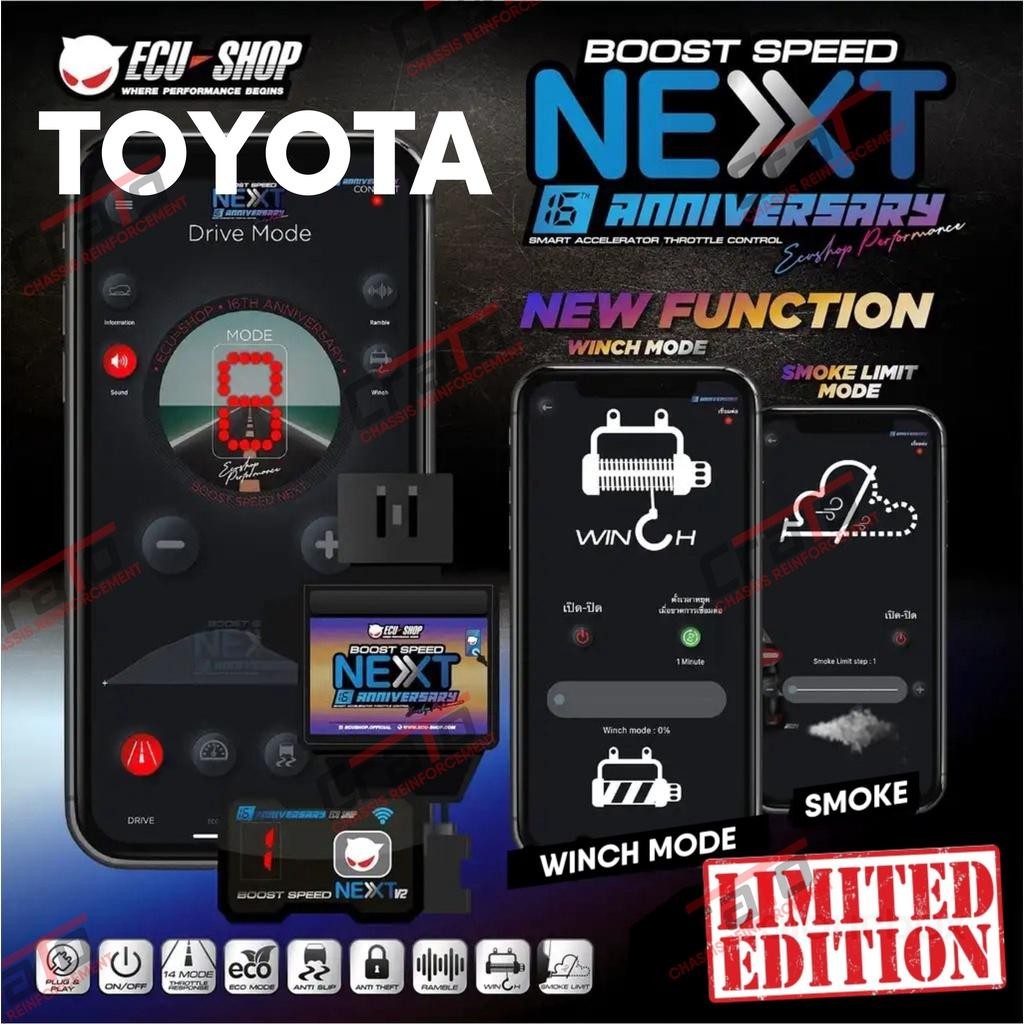 Aksesoris Piggyback Ecu Ecushop Boost Speed Next Throtle Toyota Hilux Vigo Revo Fortuner Vnt 2Kd Vrz