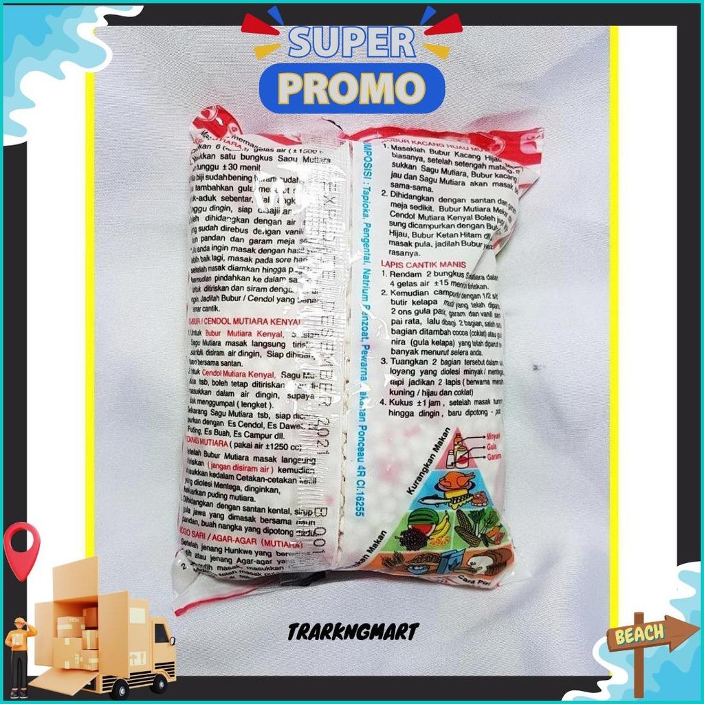 

Sagu Mutiara Cap Kucing 100 Gr - Sagu Mutiara Gratis Ongkir