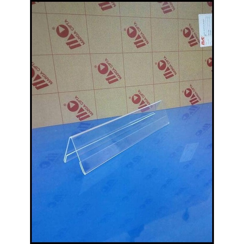 

Papan Nama Meja 7X30 Cm Akrilik 2 Sisi Acrylic Name Plate Tag Acrylic