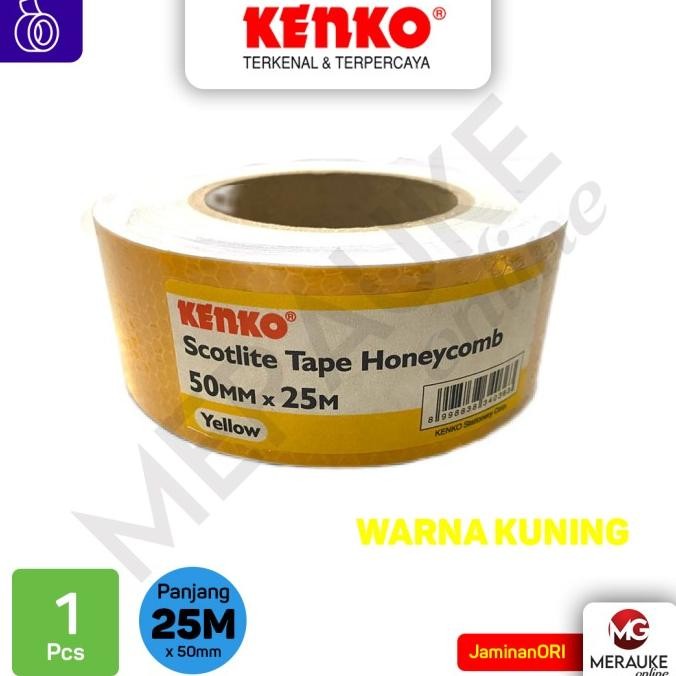 

Sale Kenko Scotlite Tape / Selotip Honeycomb 50X25 Yellow