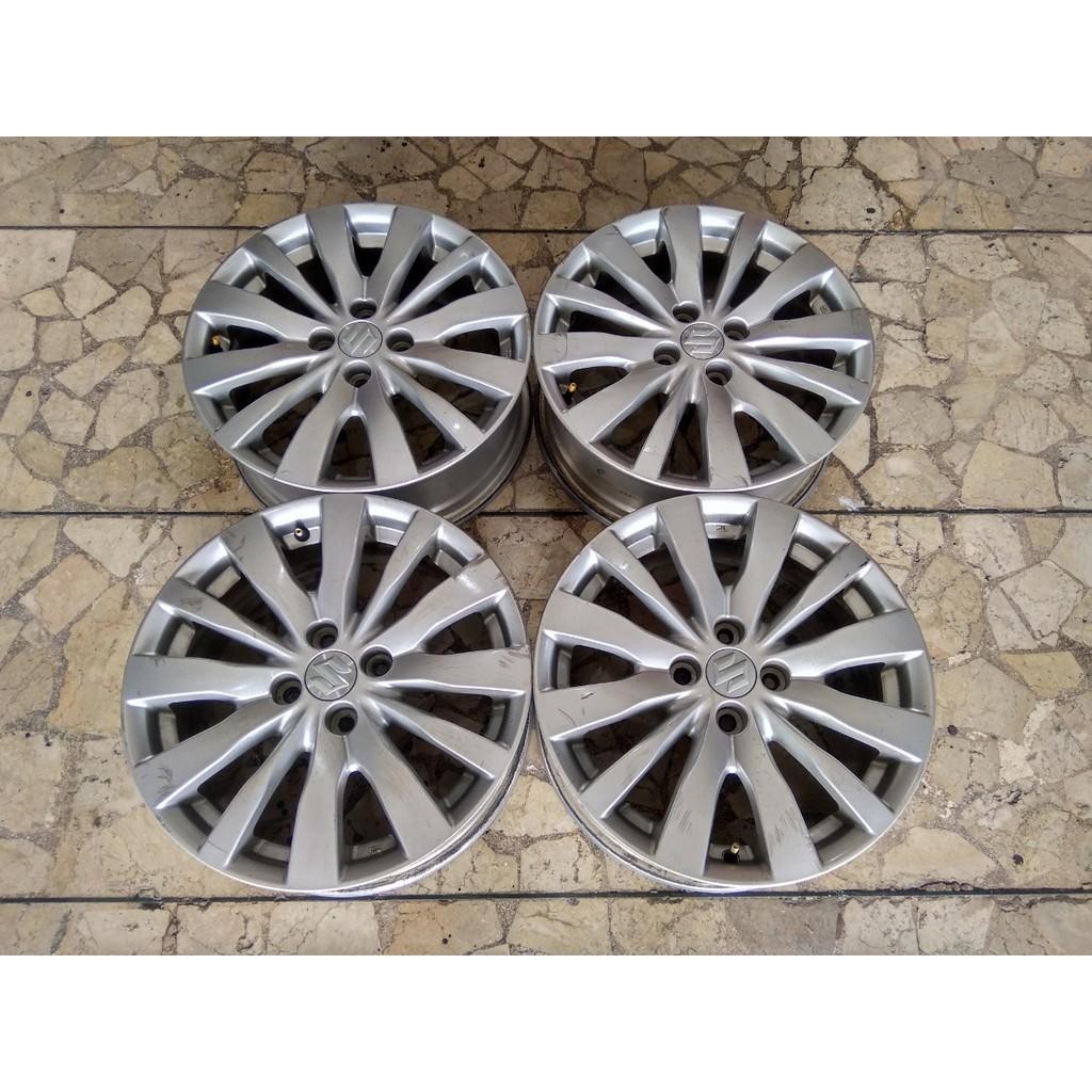 Ready Velg Standar Ori Suzuki Swift R16 Lebar 6 Pcd 4X100 Pnp Mobil Sigra Baleno Vios Yaris Dll