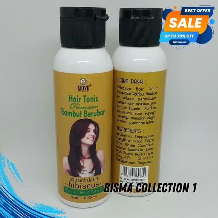 NOVE HAIR TONIC PERAWATAN RAMBUT UBAN 100ML - TONIC ANTI UBAN NOVE BY BISMACOLLECTION1 