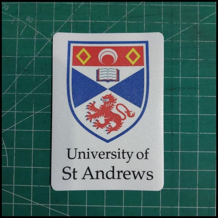 

DISKON STICKER KAMPUS UNIVERSITY OF SAINT ANDREWS VERTICAL !!!!