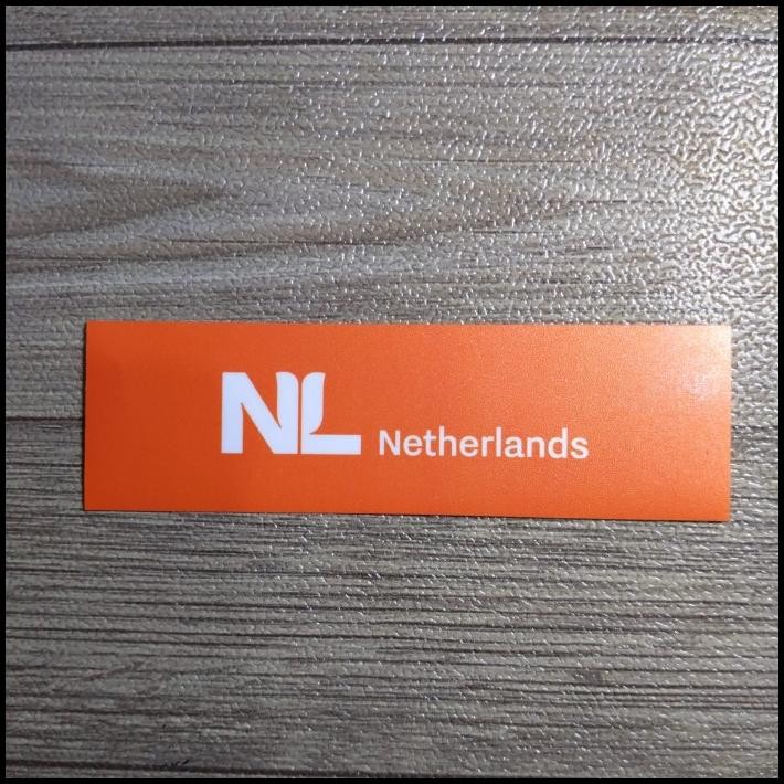 

TERBARU STICKER COUNTRY NL NETHERLANDS ORANJE !