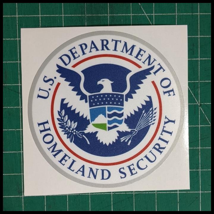 

BEST DEAL STICKER USA US DEPARTMENT OF HOMELAND SECURITY ROUNDED !!