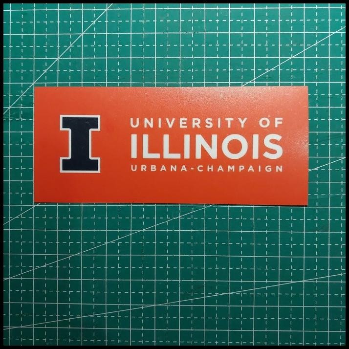 

TERBARU STICKER KAMPUS UNIVERSITY OF ILLINOIS URBANA CHAMPAIGN ORANGE !!!!