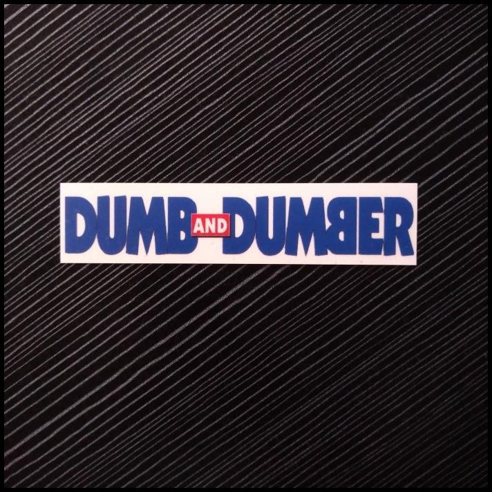 

TERMURAH STICKER VINTAGE RETRO 90S DUMB AND DUMBER !
