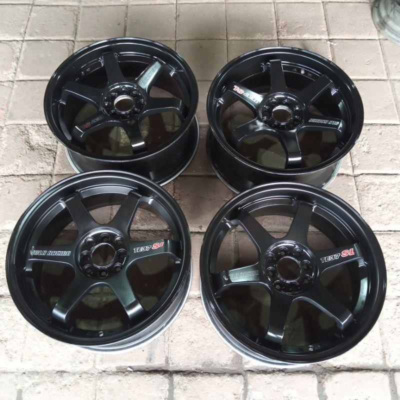 Velg Racing Second Ring 18 Lebar 8 Rata Pcd 4100/114 Et 42 Cocok Buat Mobil Avanza